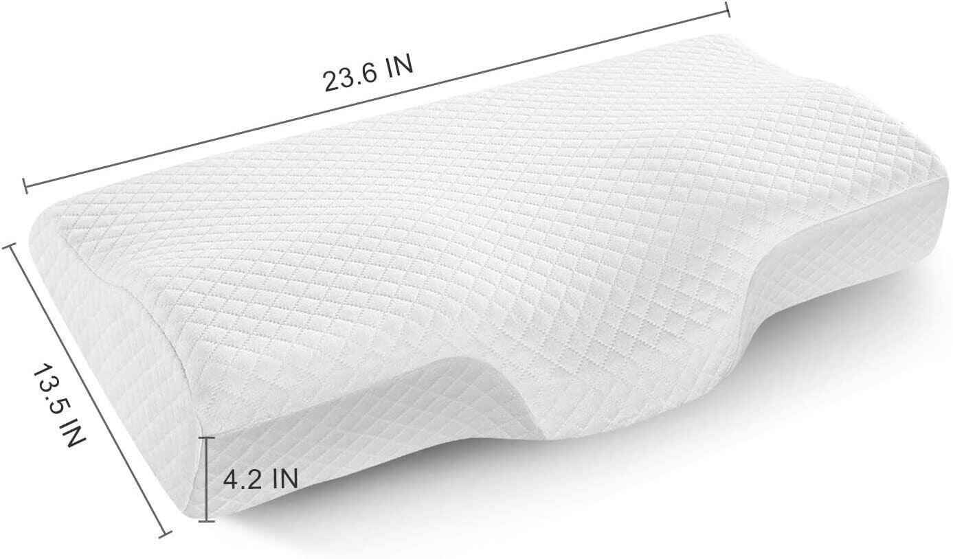 Cervical Memory Foam Pillow, Orthopedic Pillows for Neck Pain, Ergonomic